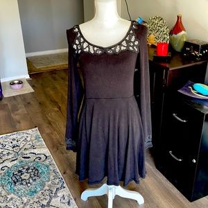 Free People crochet back dress